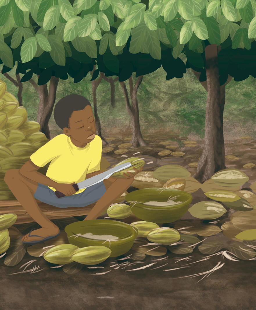 Everyday African Scene